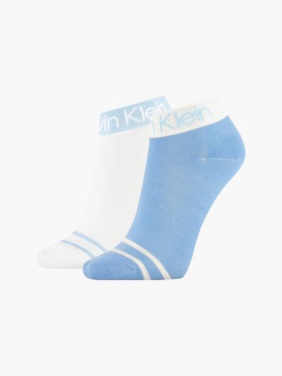Calvin Klein Táskák & Kiegészítők HU451501 | Calvin Klein Performance Ankle Női Zokni Fehér / Kék